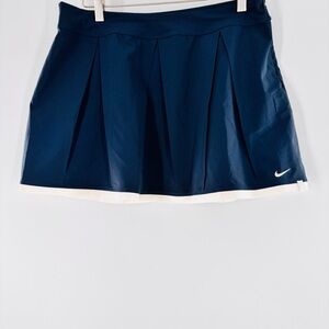 Nike Dark Tennis Skirt with White Accents